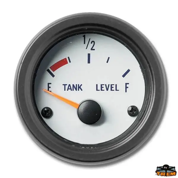 TREM Eco Line Su Seviye Göstergesi 12V Beyaz 10-180 Ohm