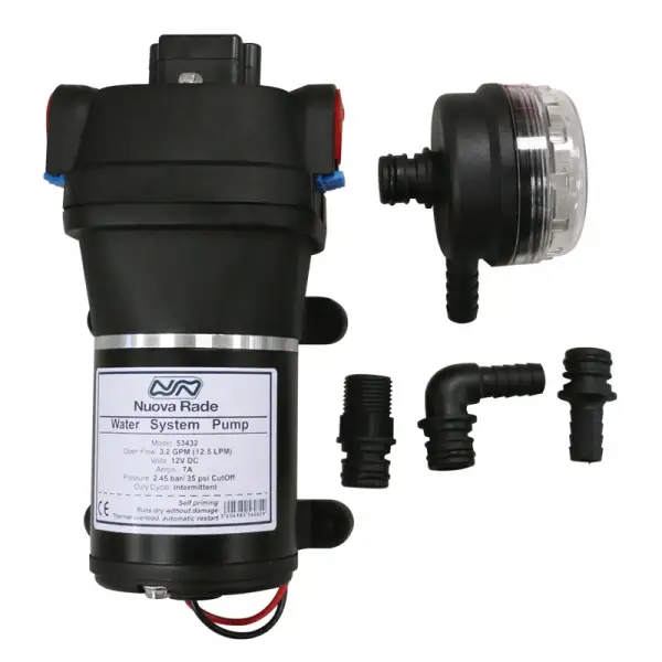 Nuova Rade Su Pompası 12,5Lt/Dk 12V Hidrofor