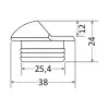 Alcor Merdiven Lambası Gün Işığı Ledli 12/24V
