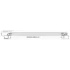 D modern hatch 610mm