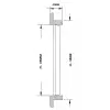 Hava çıkış ızgarası. Tik 152X102mm