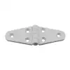 Lalizas Polyamid Menteşe Double Oval 110x40mm Beyaz