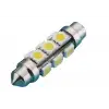 Led sofit ampul 12 ledli 12v24v 10x44mm