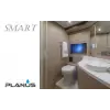 Smart 12V Beyaz Kısa Taş Taharet Kitli Tuvalet