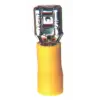 Soket Çift Kıvrımlı,Sarı 2,5-6mm2(25Adet)