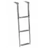 Teleskopik Krom Tekne Merdiveni 4 Basamak 110cm