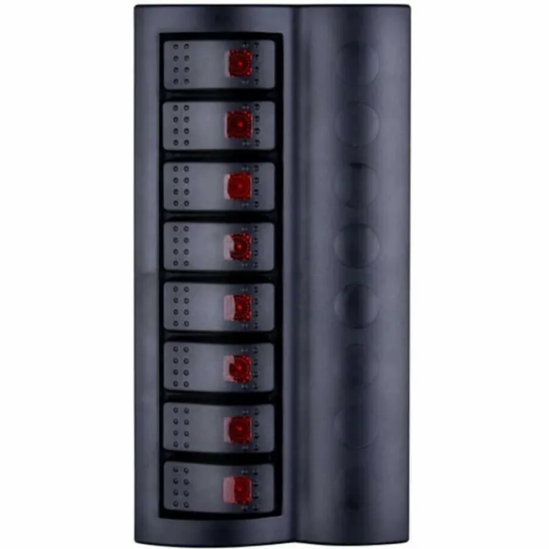 BFY Otomatik Sigortalı ve Işıklı Switch Panel - 6 Anahtarlı