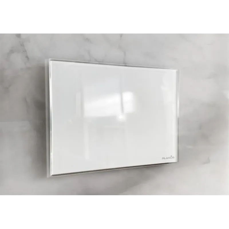 Planus Beyaz Full Glass Touch Panel 2 Butonlu