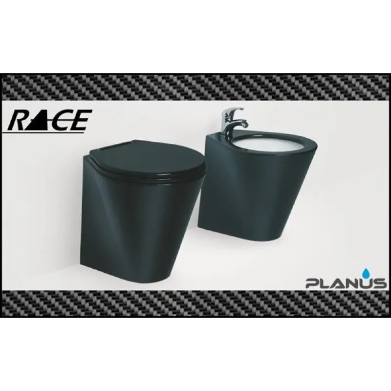 Race 12V Kısa Taş Karbon Tuvalet