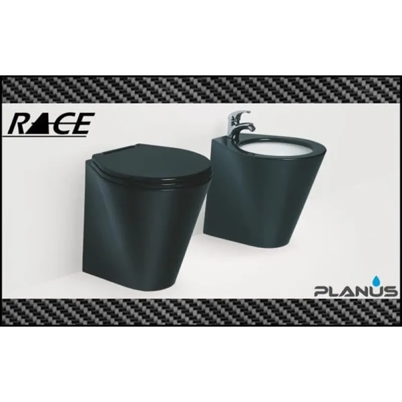 Race 24V Kısa Taş Karbon Tuvalet