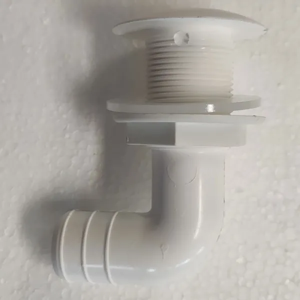 Bulk Packaging For Oem, Thru-Hull Elbow 90°, For Hose Ø 25mm, Beyaz, İso