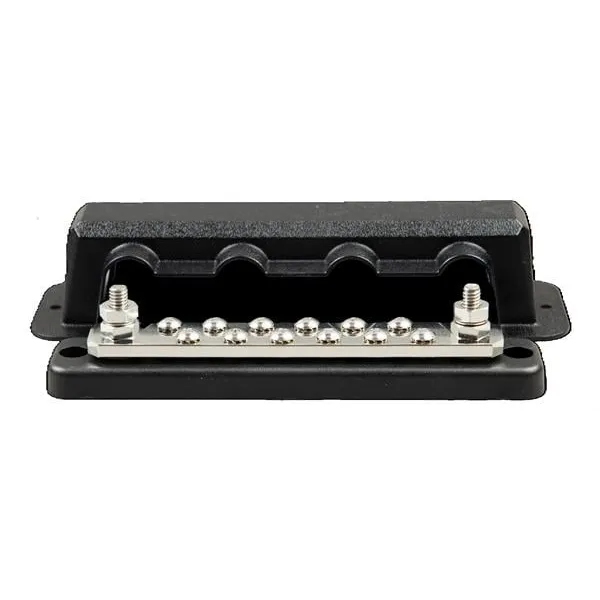 Busbar 250A 2P With 12 Screws + Cover