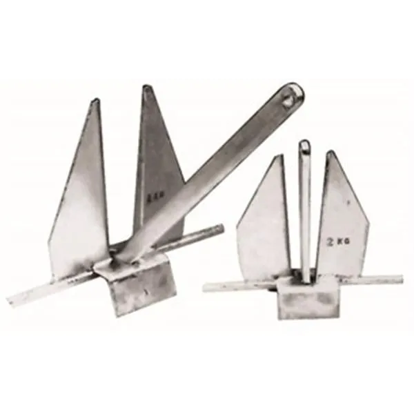 Danforth tipi çıpa, galvaniz 2,5KG