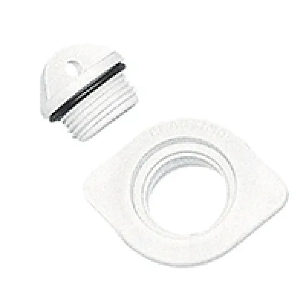 Nuova Rade Oval Güverte Tahliye Tapası 48x36mm Beyaz