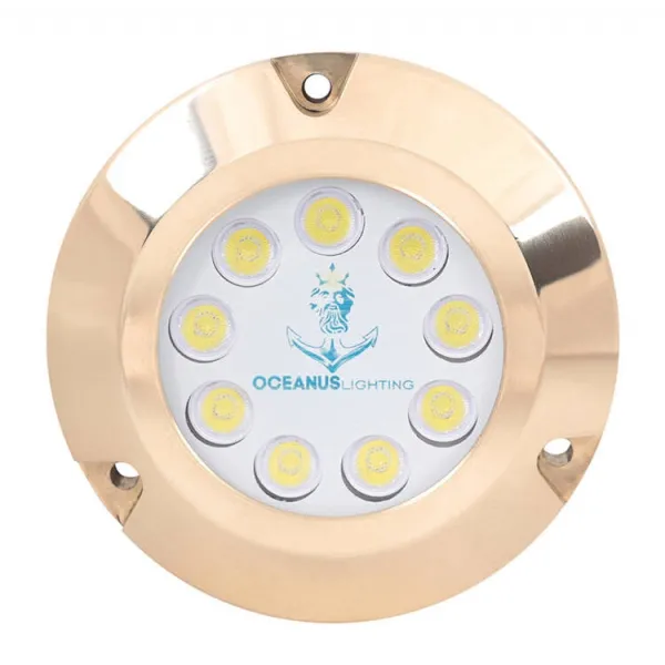 Oceanus OCL0934-B Bronz Su Altı Lambası 9 Led (mavi Led)