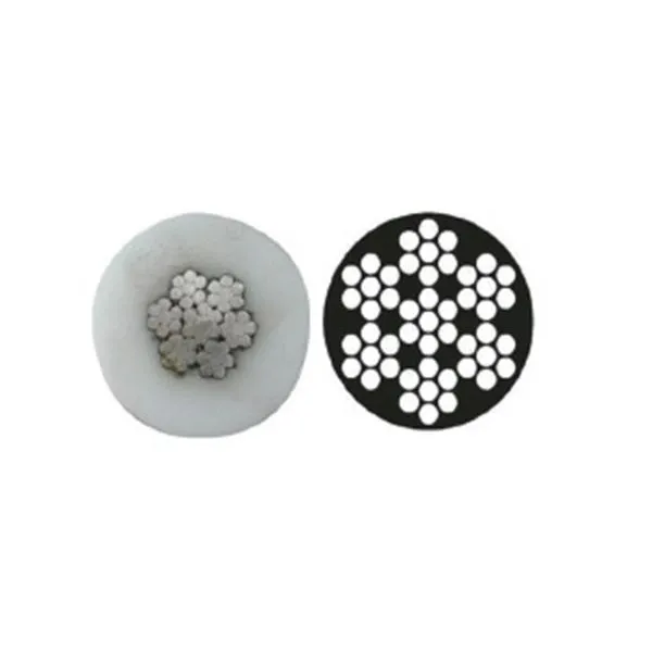 KWING METAL Paslanmaz Çelik İzoleli Halat 4x6mm 7x7 AISI316