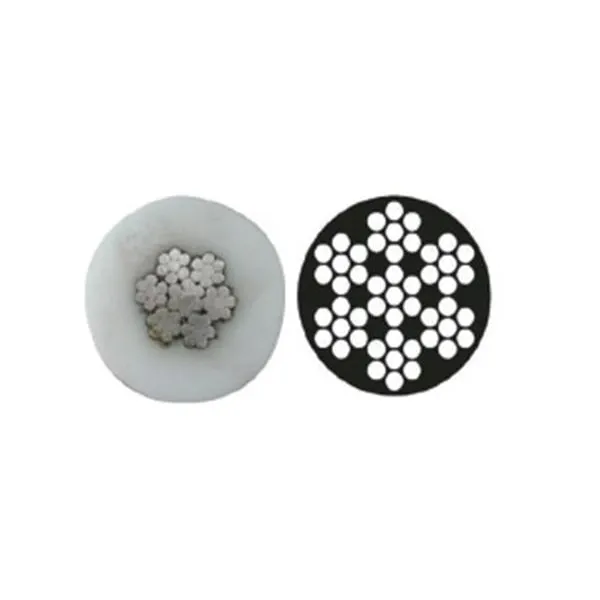 KWING METAL Paslanmaz Çelik İzoleli Halat 4x8MM 7x7 AISI316