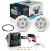 Boss Audio MCKGB450W.6 Systems Usb Aux Girişli Bluetoothlu Hoparlörlü Marin Teyp Seti