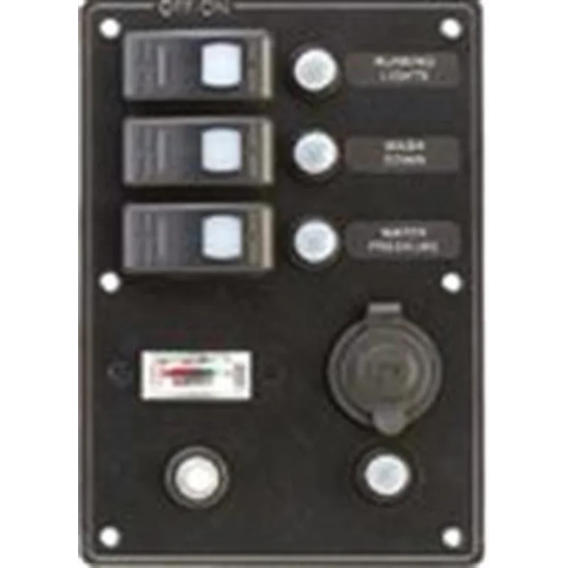 3lü Çakmaklı Ve Ampermetreli Sigorta paneli