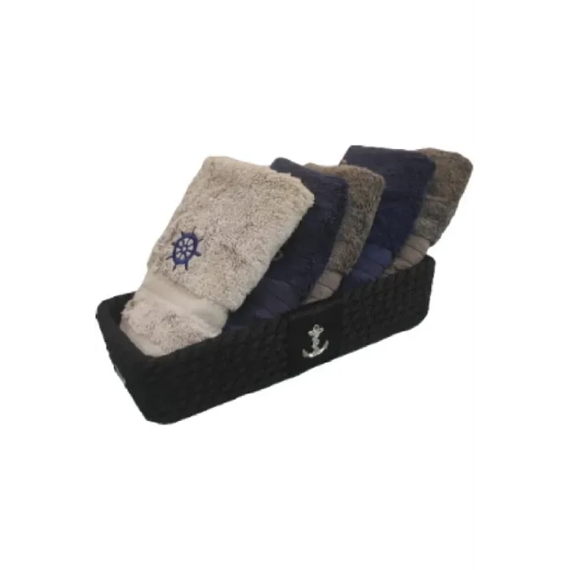 CaptainRA Mini Havlu Sepeti (Dikdörtgen) Siyah