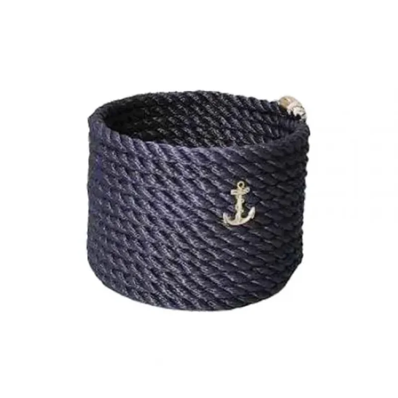 CaptainRA Mini Havlu Sepeti (Yuvarlak) Lacivert