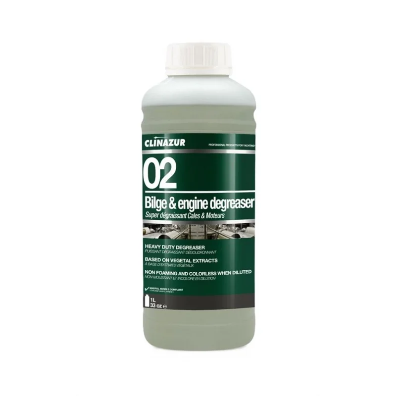 Clin Azur-02- Biolojik Çözünen Sintine Temizleyici 1 Litre