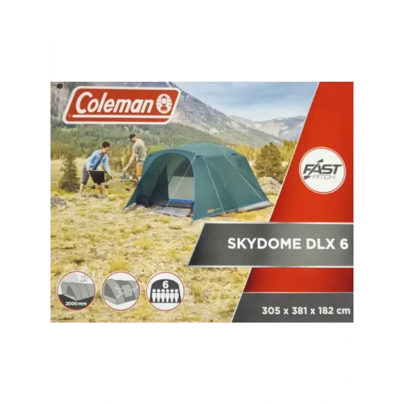 Coleman Darkroom Skydome 6 Kişilik Çadır