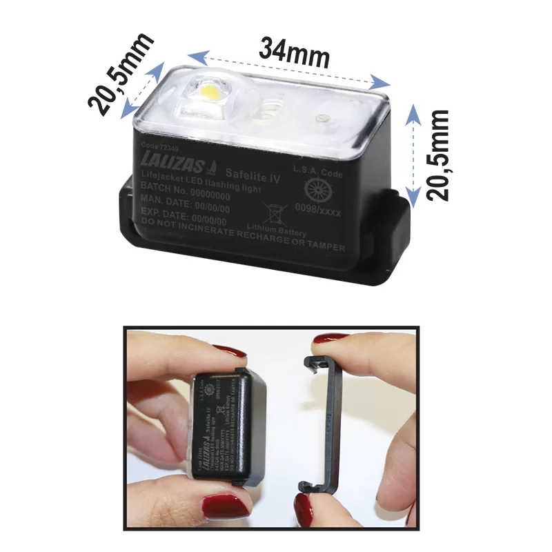 Lalizas Lifejacket Led Flashing Light