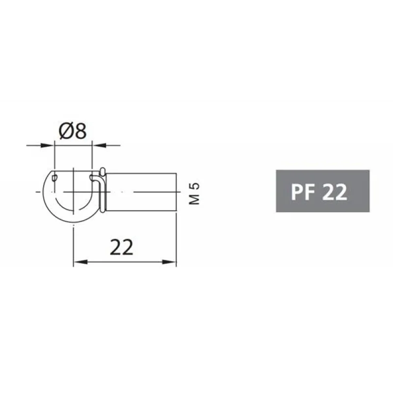 Mafsallı Amörtisör Başlığı PF22/M5/M8
