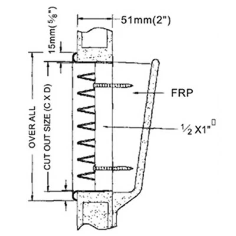Makine dairesi havalandırması 178MM