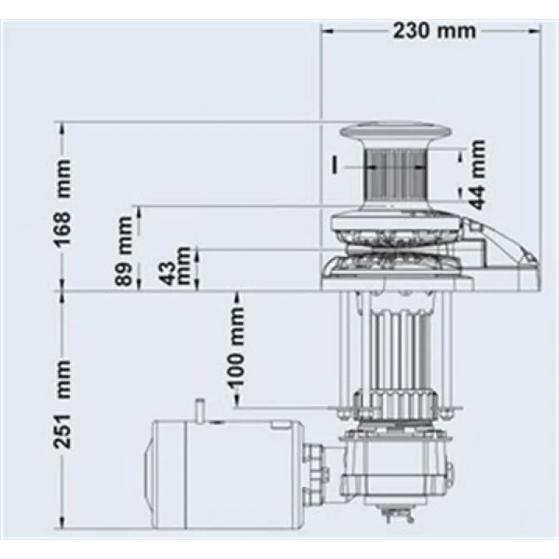 Maxwell RC- 10 24V-1000W 10 mm Tamburlu
