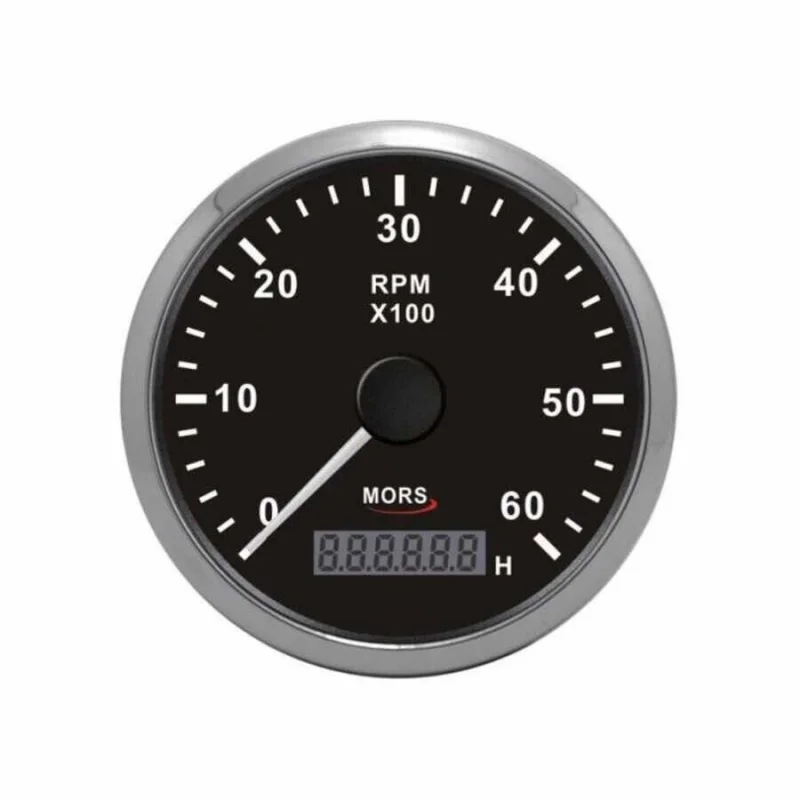 MORS Devir Göstergesi ve Motor Saati 6000RPM - Beyaz