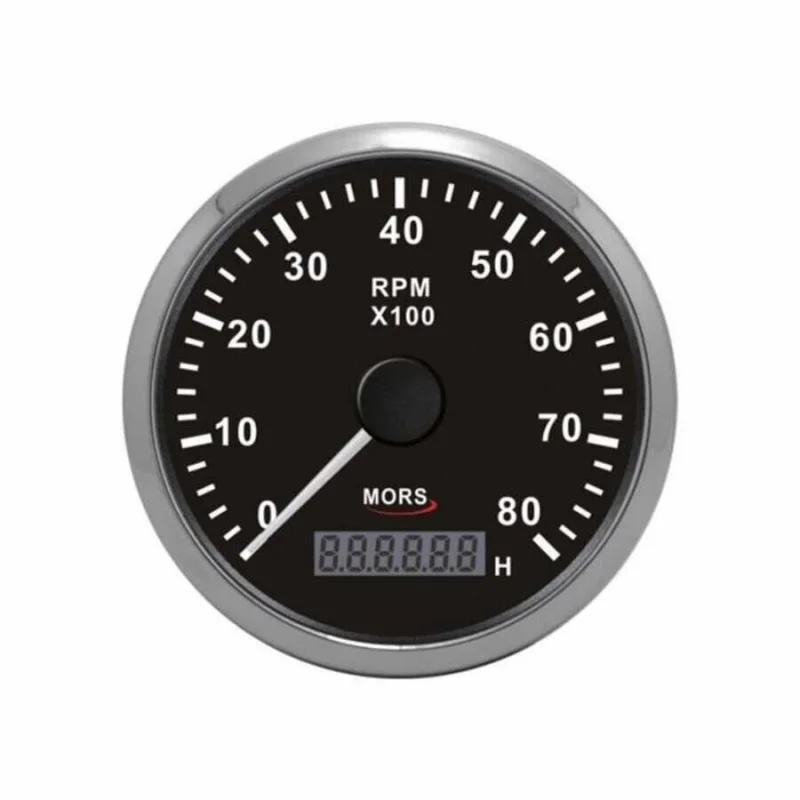 MORS Devir Göstergesi ve Motor Saati 8000RPM - Beyaz