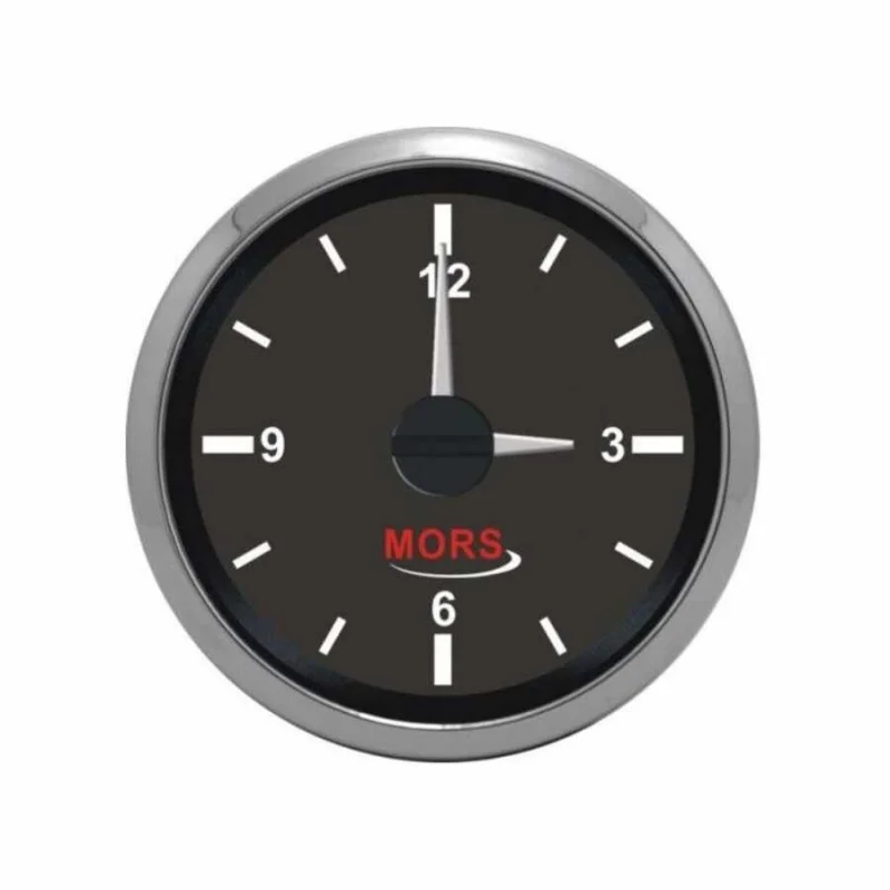 MORS Zaman Saati 12-24V - Siyah