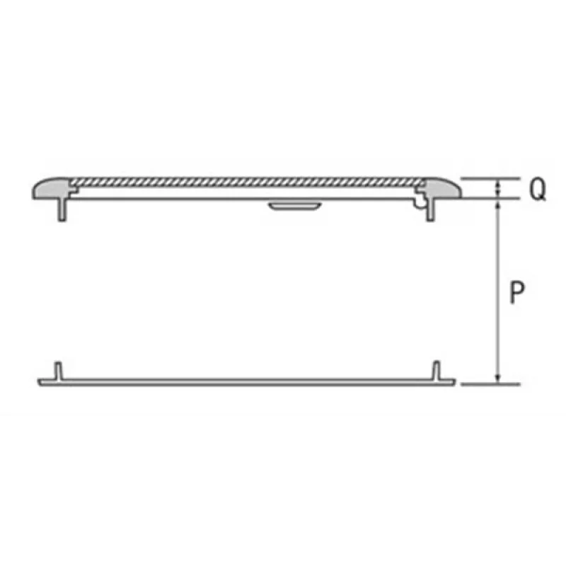 Nuova Rade plastik hatch 45X27CM