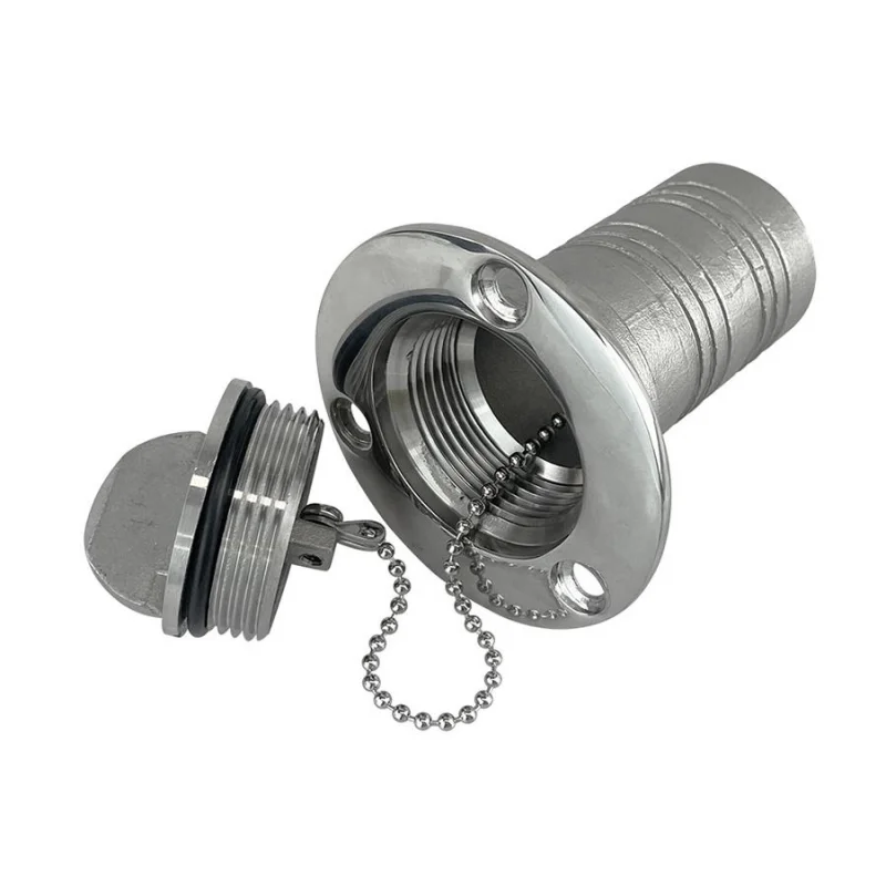 Paslanmaz Su Dolum Kapağı, Kulplu Kilitsiz 38mm Water