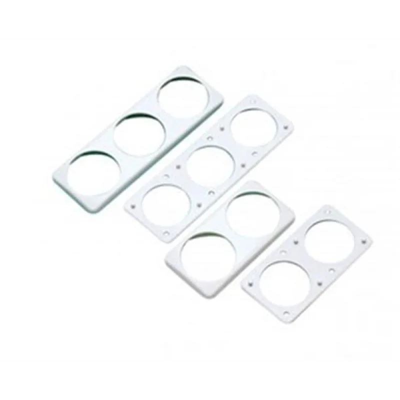 Priz montaj braketleri GRİ 3 LÜ 59,5X178,5MM