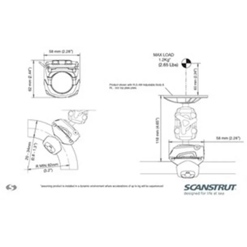 ROKK MINI RLS-402 RAYA MONTAJ BRAKETİ