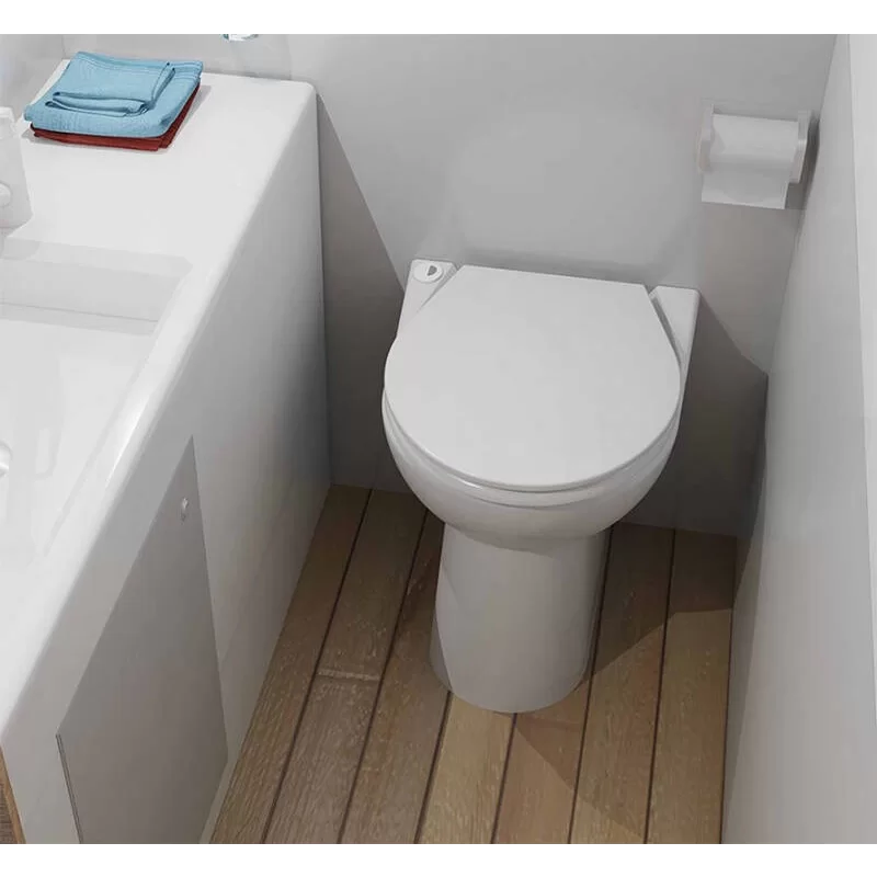 Sanimarin 43 Luxe Bidet Elektrikli Marin Tuvalet (Taharet Musluklu) 12V
