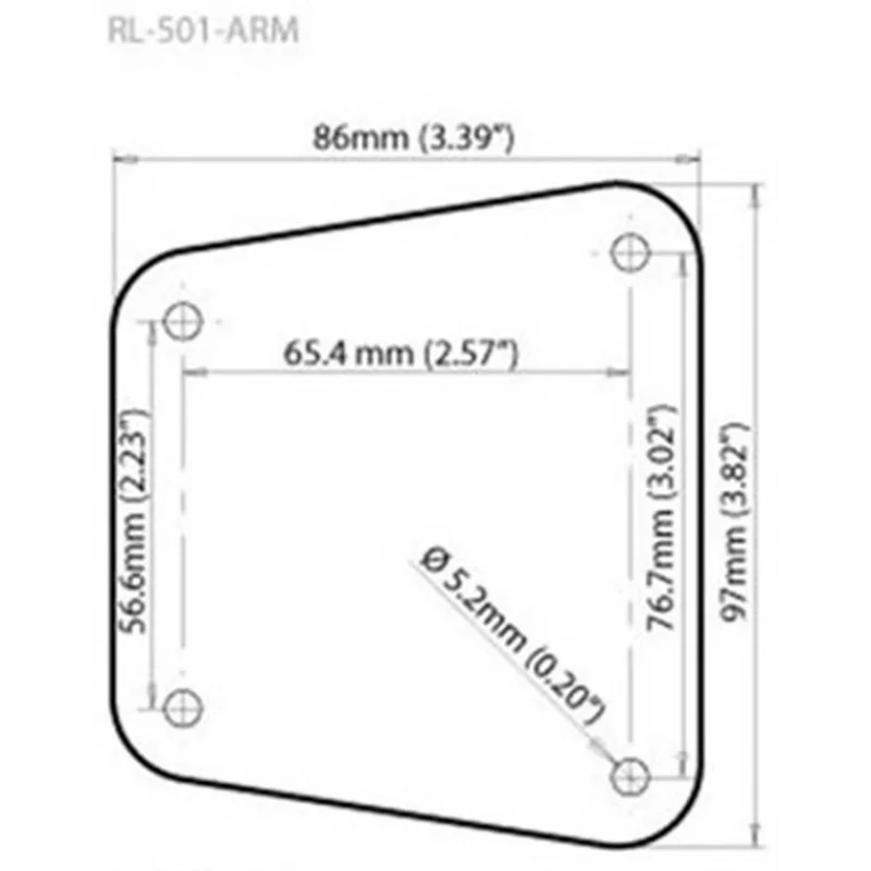Scanstrut RL-501-ARM Rokk Montaj Plakası