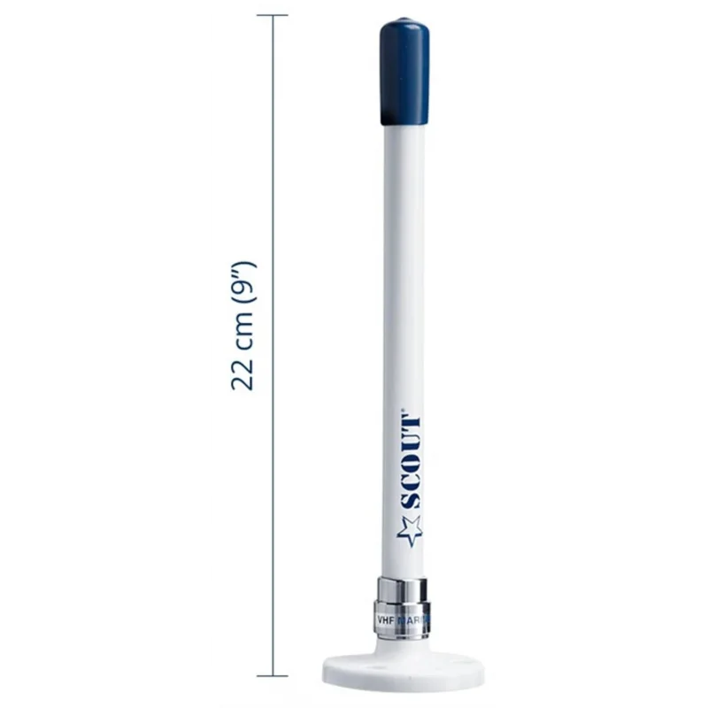 SCOUT KS-10 VHF ANTENİ, 22CM. YÜZ. MON. (5M KABLO+KONN.)