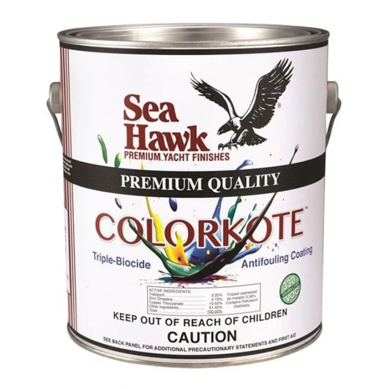 Sea Hawk ColorKote Yumuşak Zehirli Boya, Siyah. 3.78 Lt.