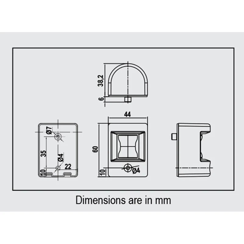 Seyir Feneri - Led 12 - Beyaz Gövde - Pupa - 135°
