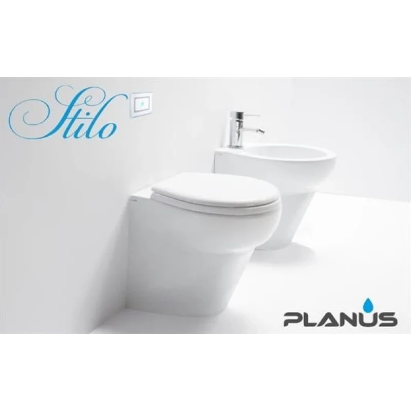Stilo 24V Beyaz Taş Taharet Kitli Tuvalet