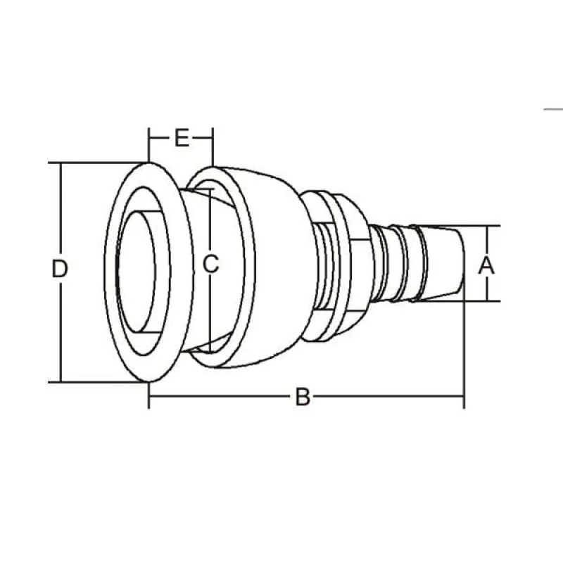 Tank havalandırma gömme 3/4