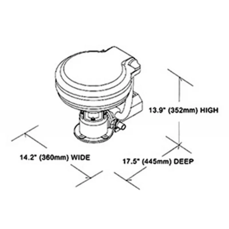Tmc Elektrikli tuvalet Küçük Taş 12V