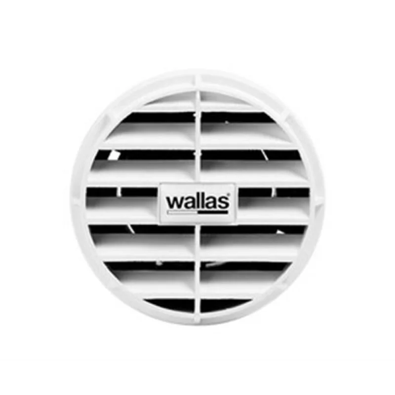 WALLAS 3411 KABİN ÇIKIŞ MENFEZİ Ø75MM, BEYAZ