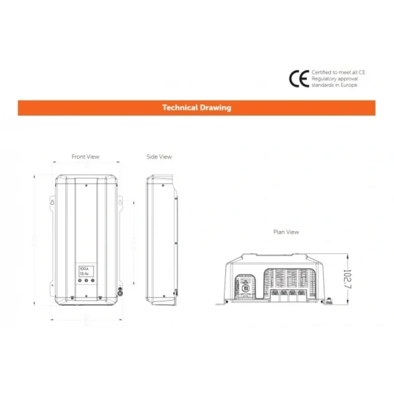 Whisper Supreme 24-100 – 100A AKÜ Şarj Cihazı