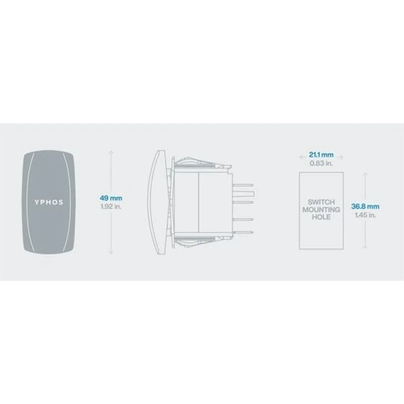 YPHOS YSW-200 Y-LINK ON/OFF/ON SWITCH