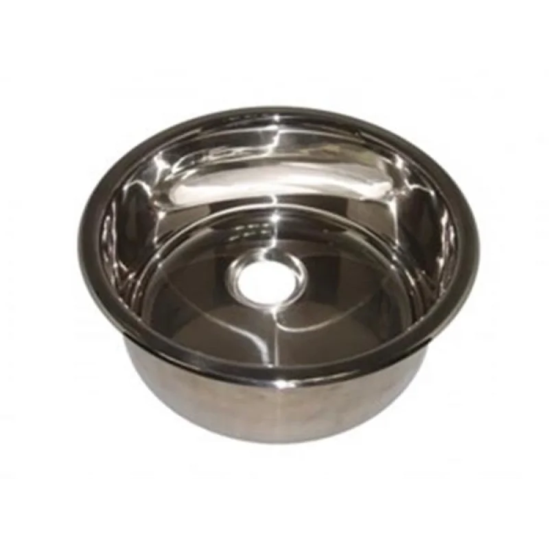 Yuvarlak Paslanmaz Çelik eviye